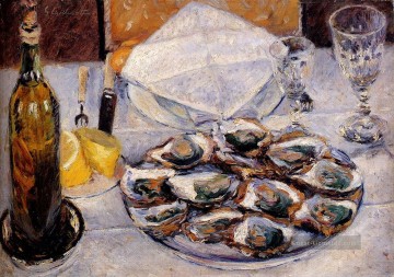 Stillleben Austern Impressionisten Gustave Caillebotte Ölgemälde
